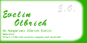 evelin olbrich business card